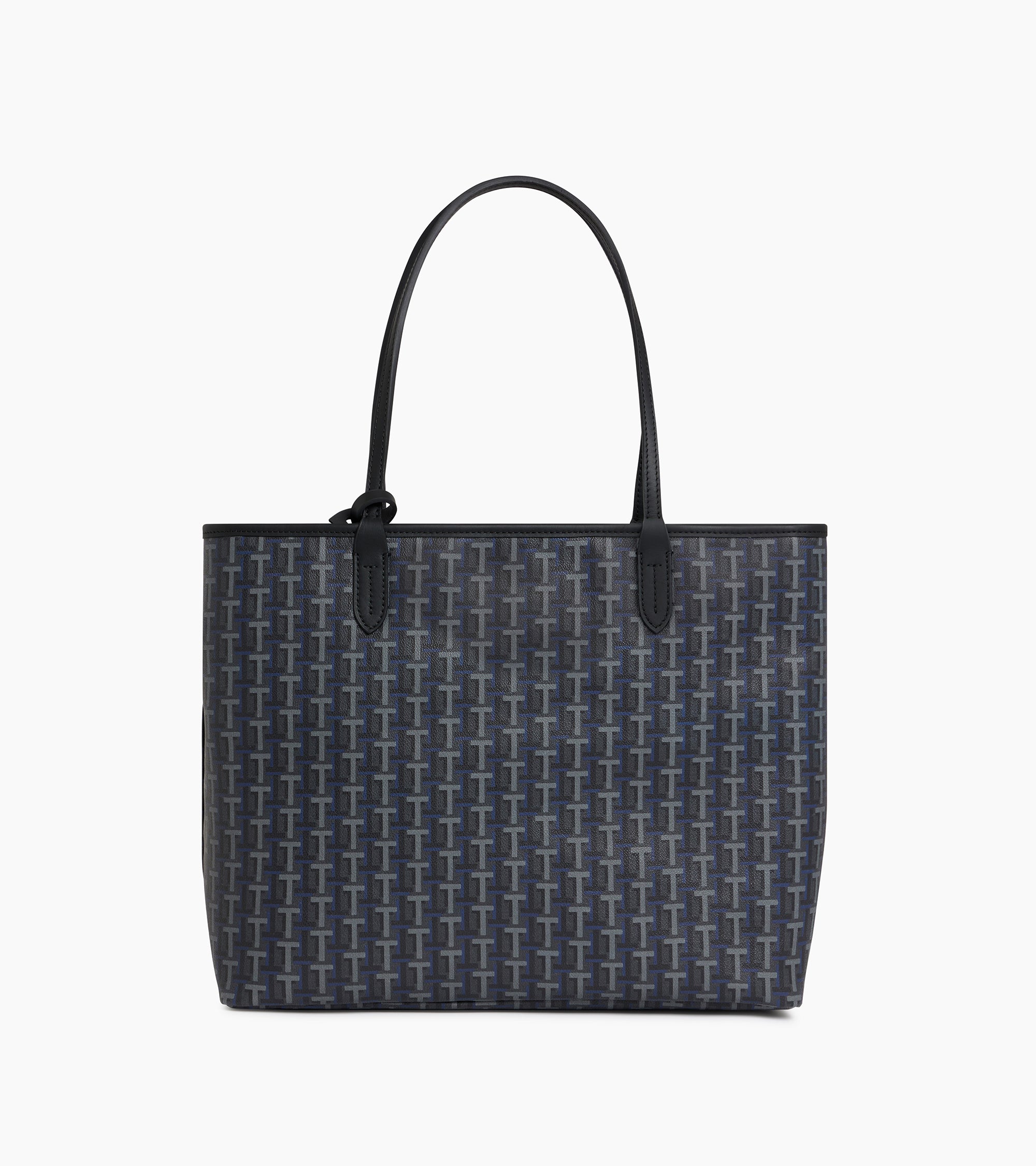 Camille large horizontal tote bag in coated canvas