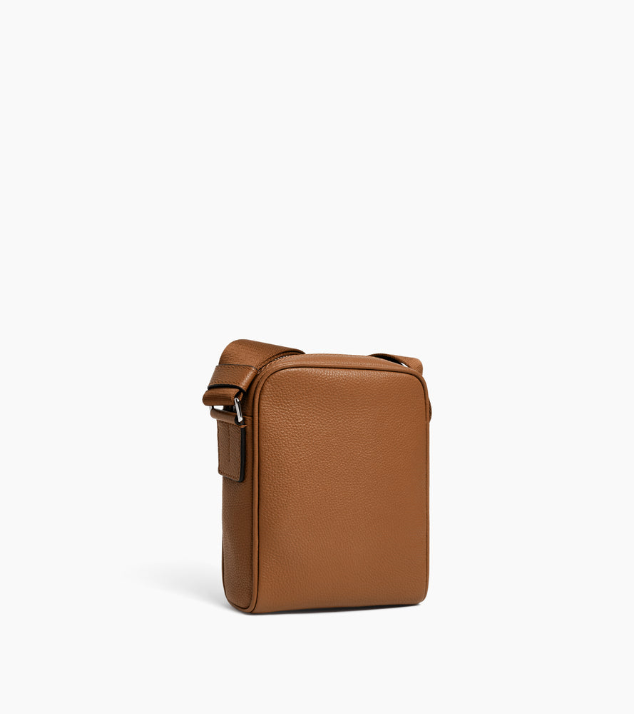 Charles small cross body bag in grained leather