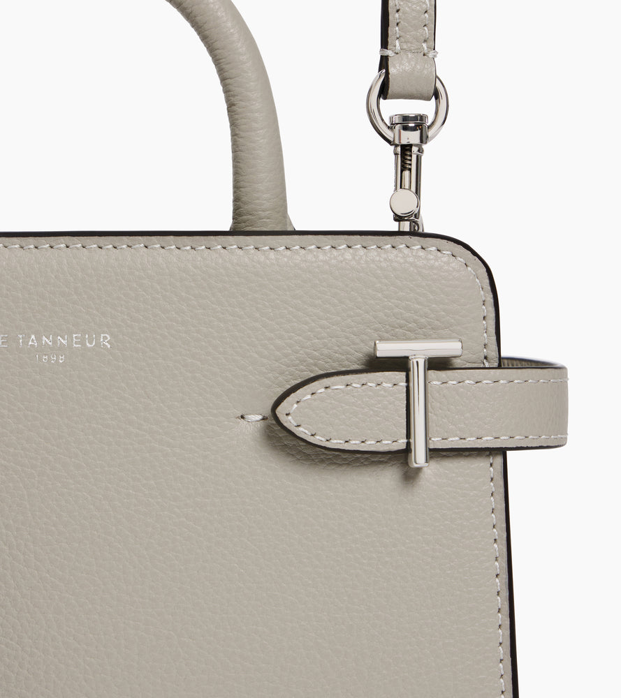 Mini-Handtasche Emilie aus Glattleder in Metallic-Look