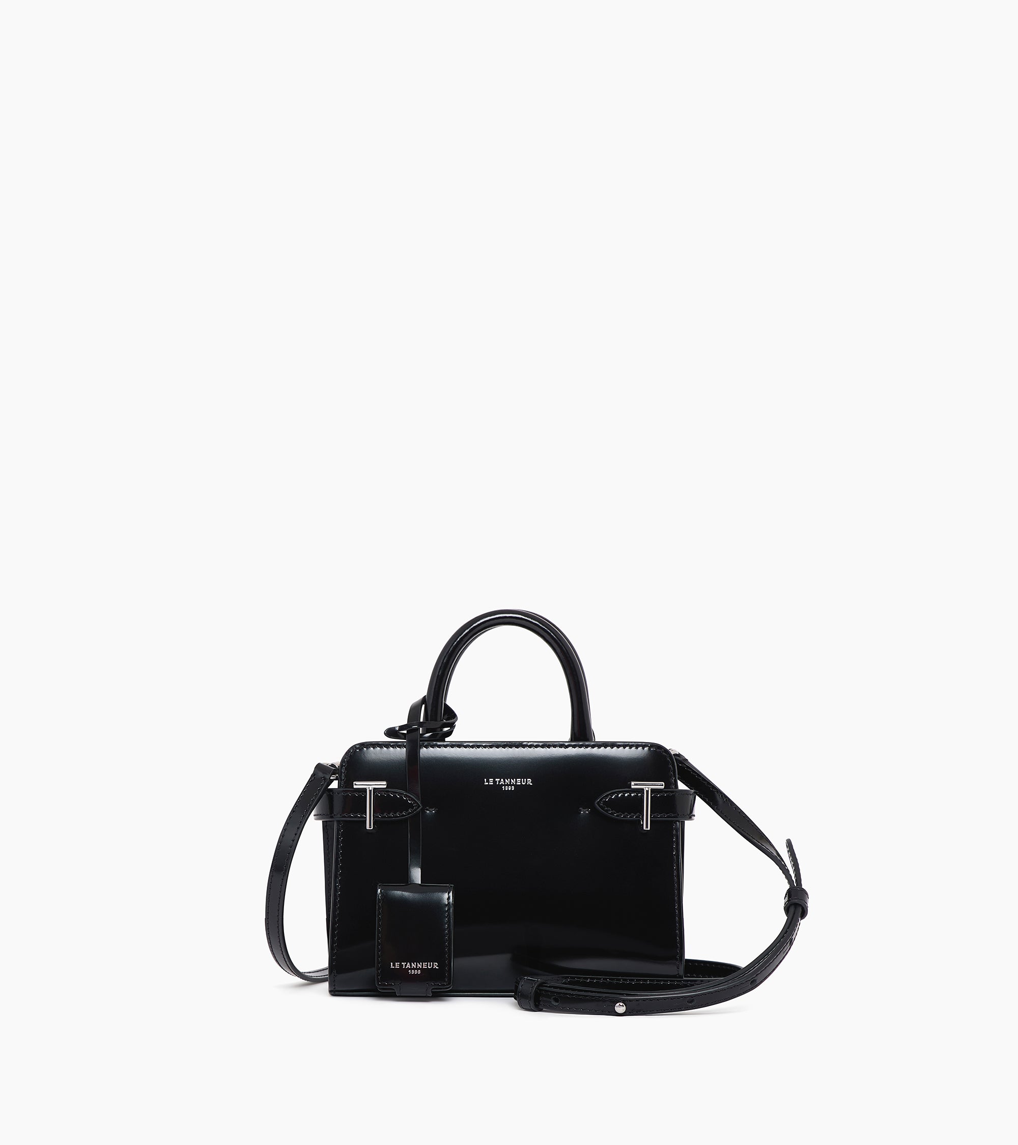 Emilie mini handbag in patent leather