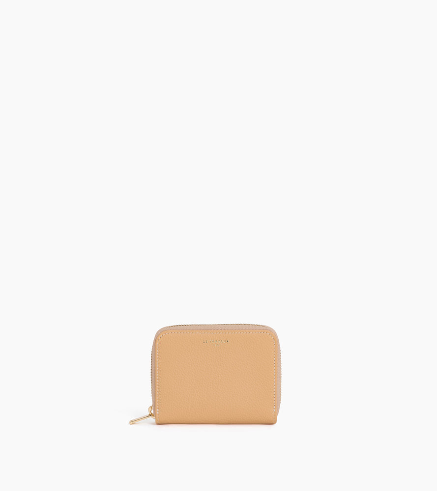 Emilie coin purse in grained leather