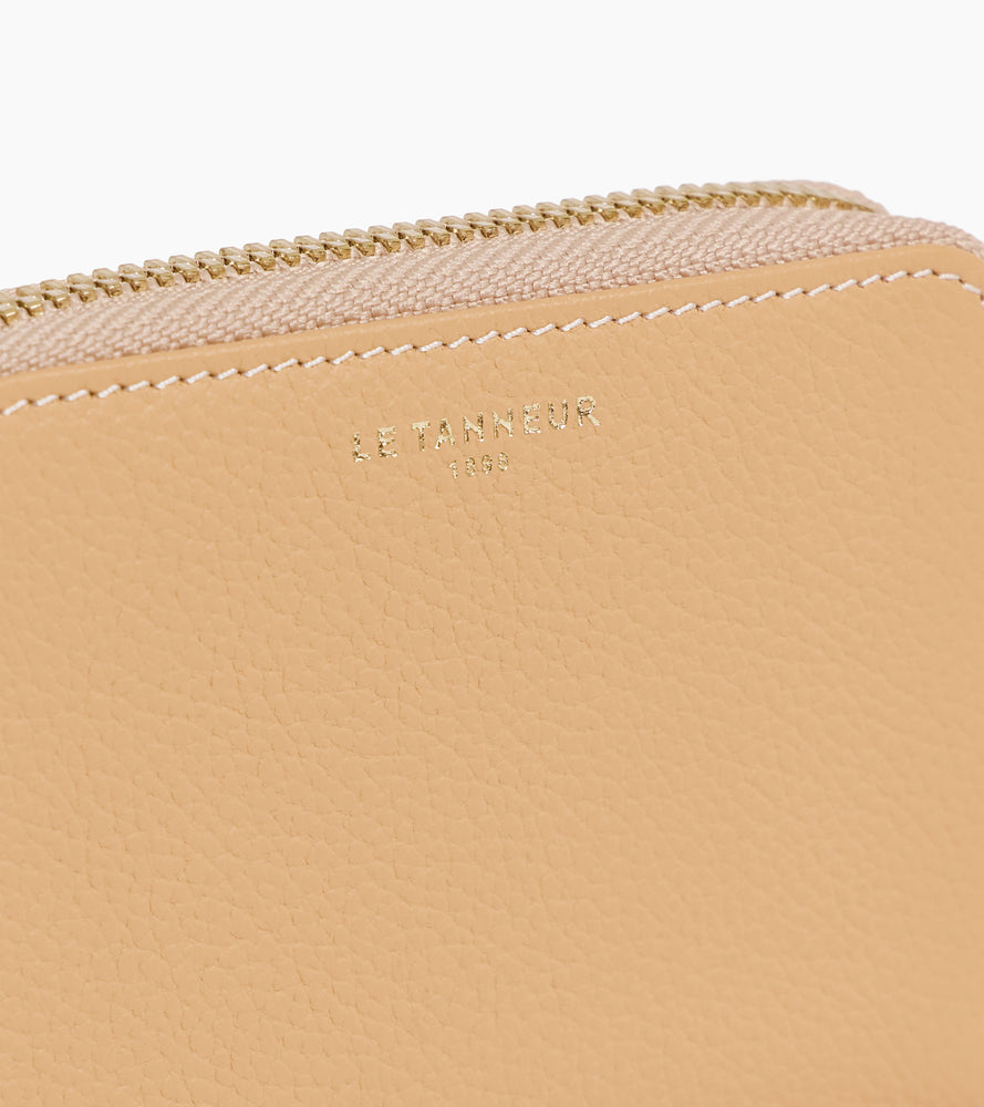 Emilie coin purse in grained leather