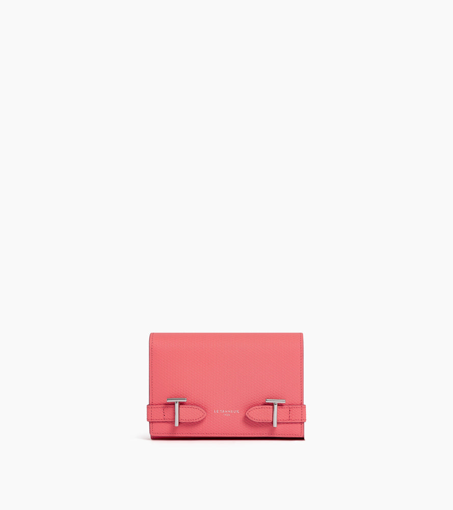 Emilie wallet in signature T leather