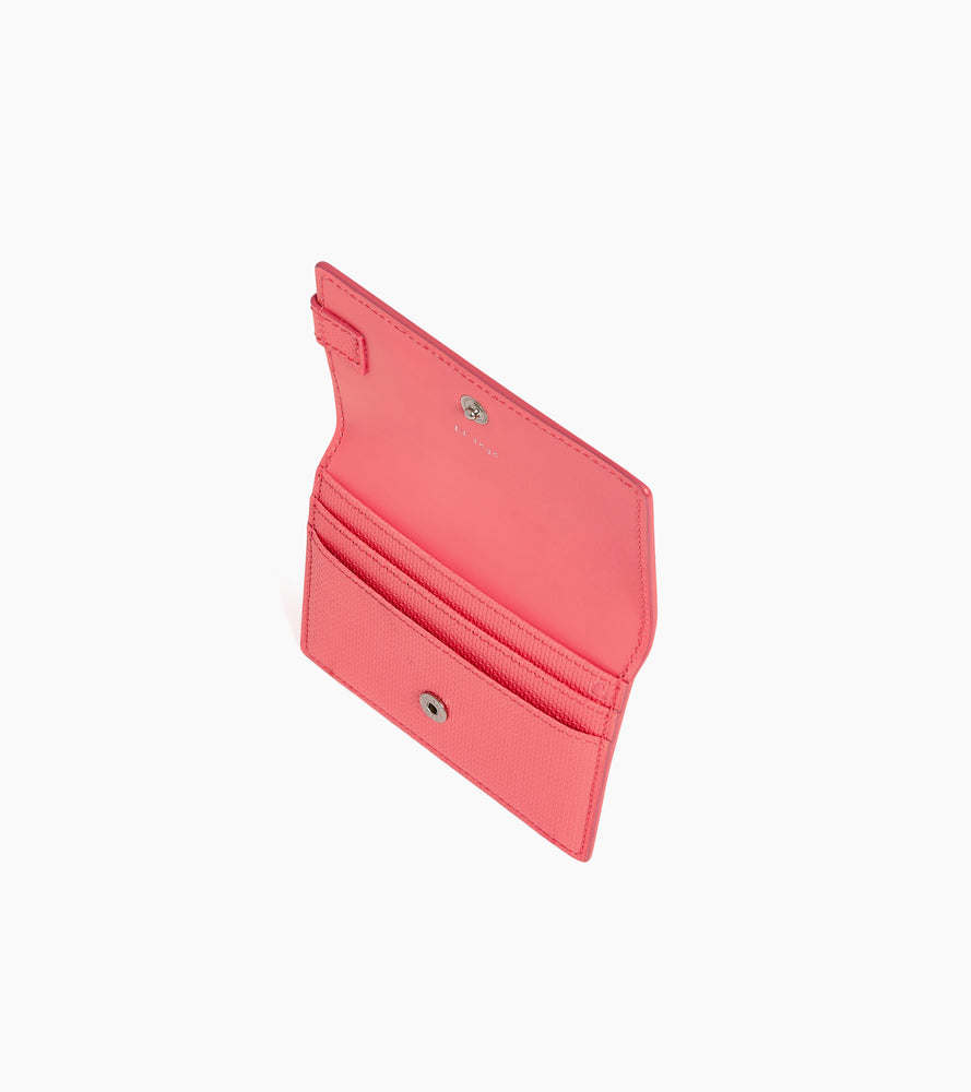 Emilie flap cardholder in signature T leather