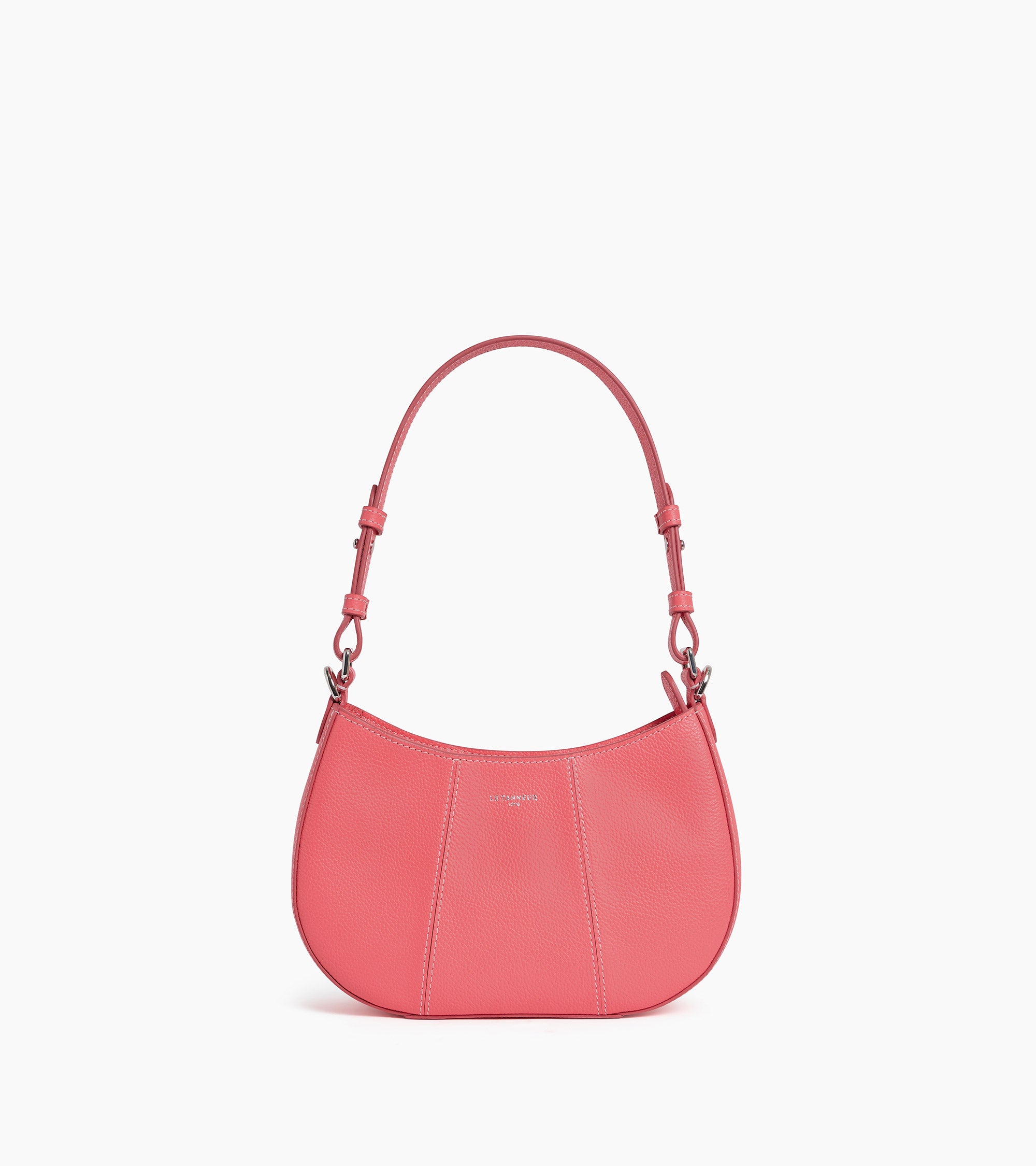 Petit sac demi-lune Juliette en cuir grainé