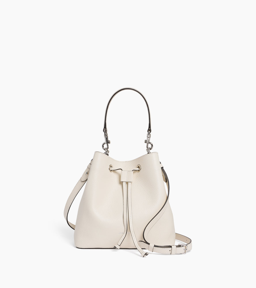 Sac seau Louise en cuir grainé