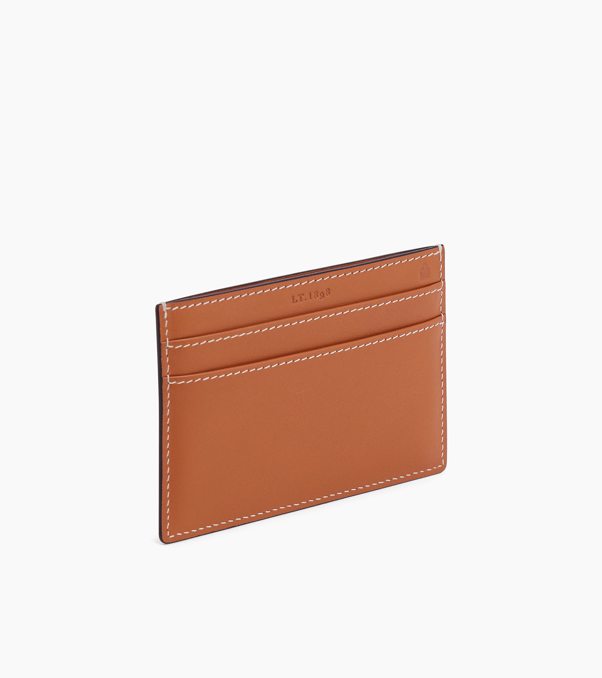 Porte cartes Maurice en cuir lisse