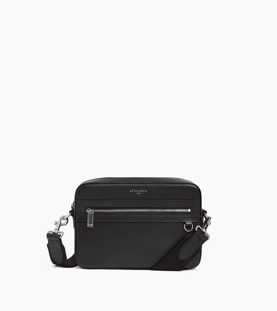 Emile camera bag in grained leather