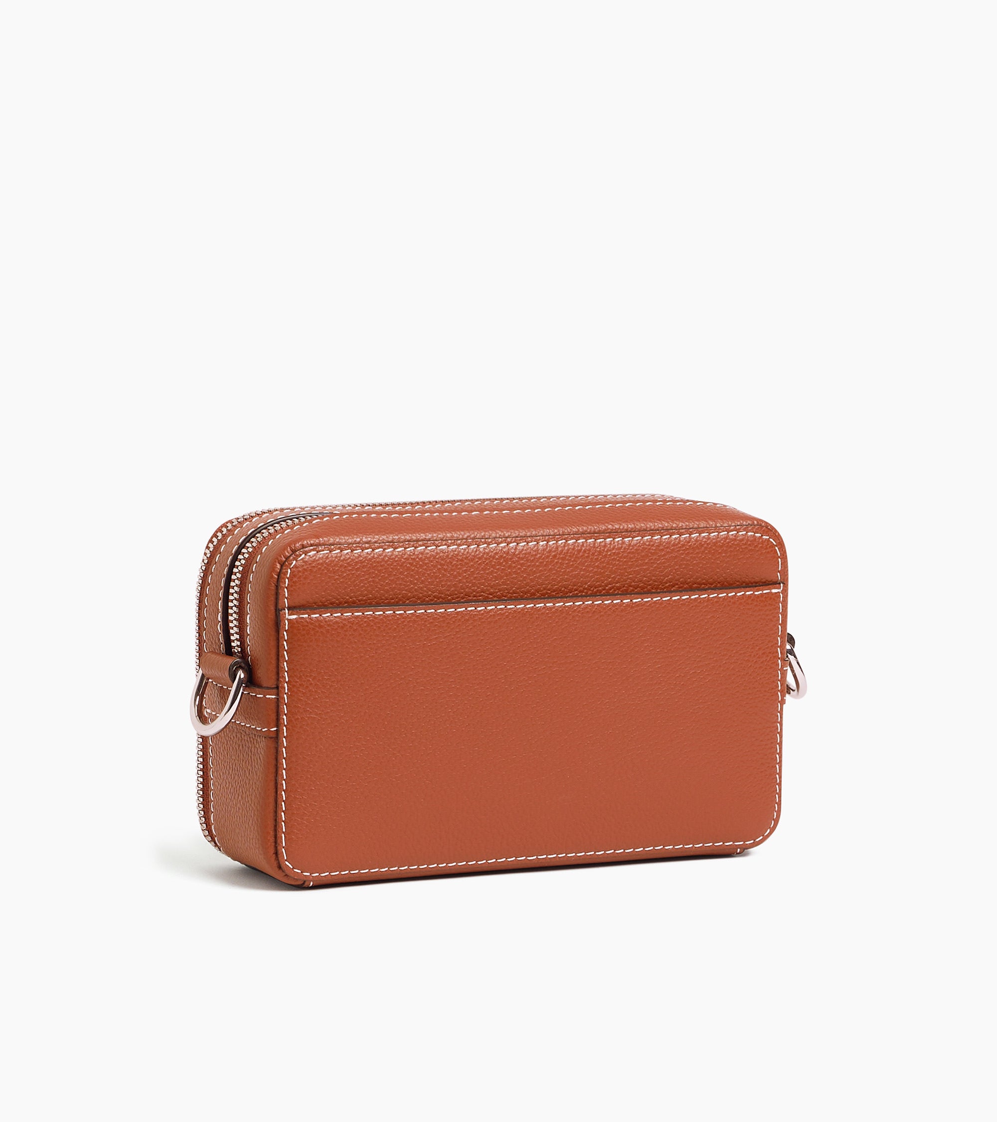 Emile small 2-compartment pouch in grained leather