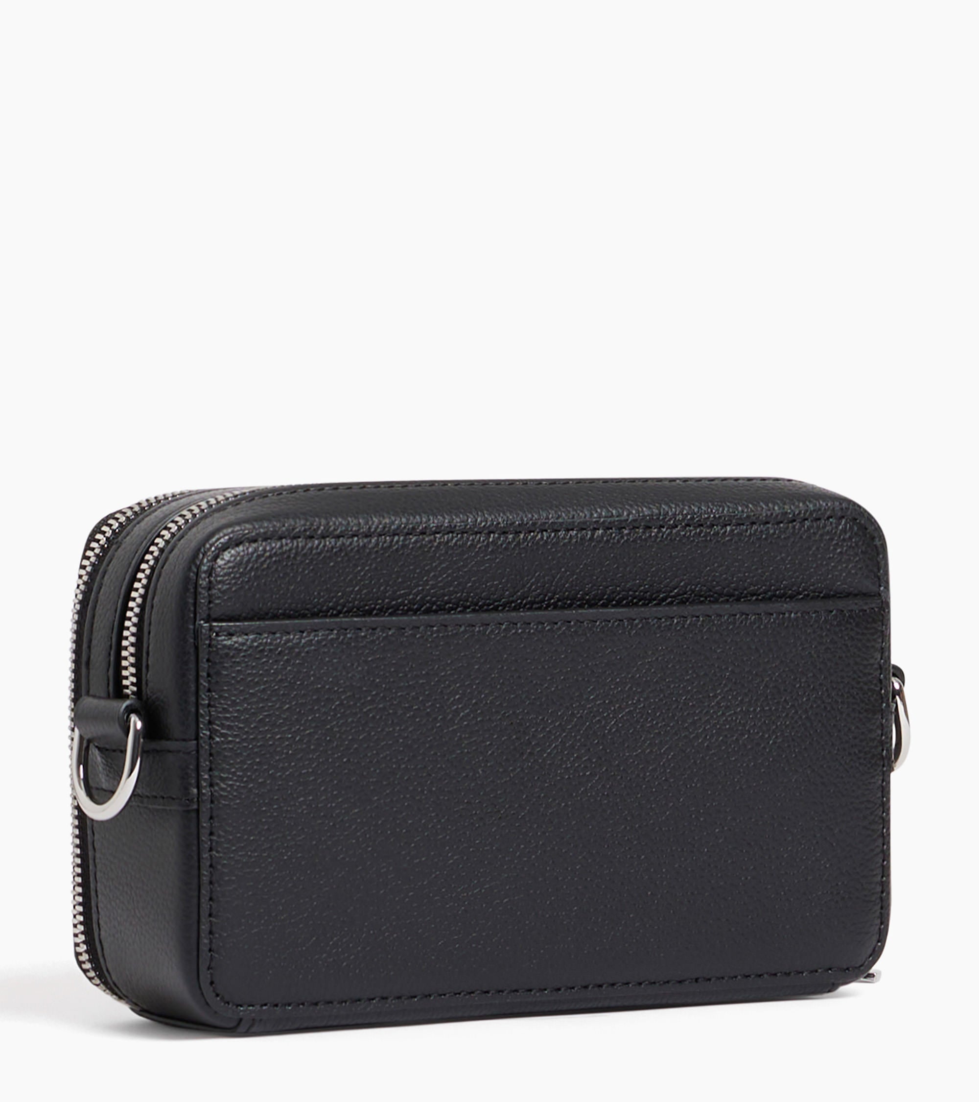 Emile small 2-compartment pouch in grained leather