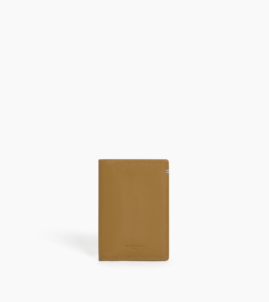 Martin vertical card holder in smooth leather