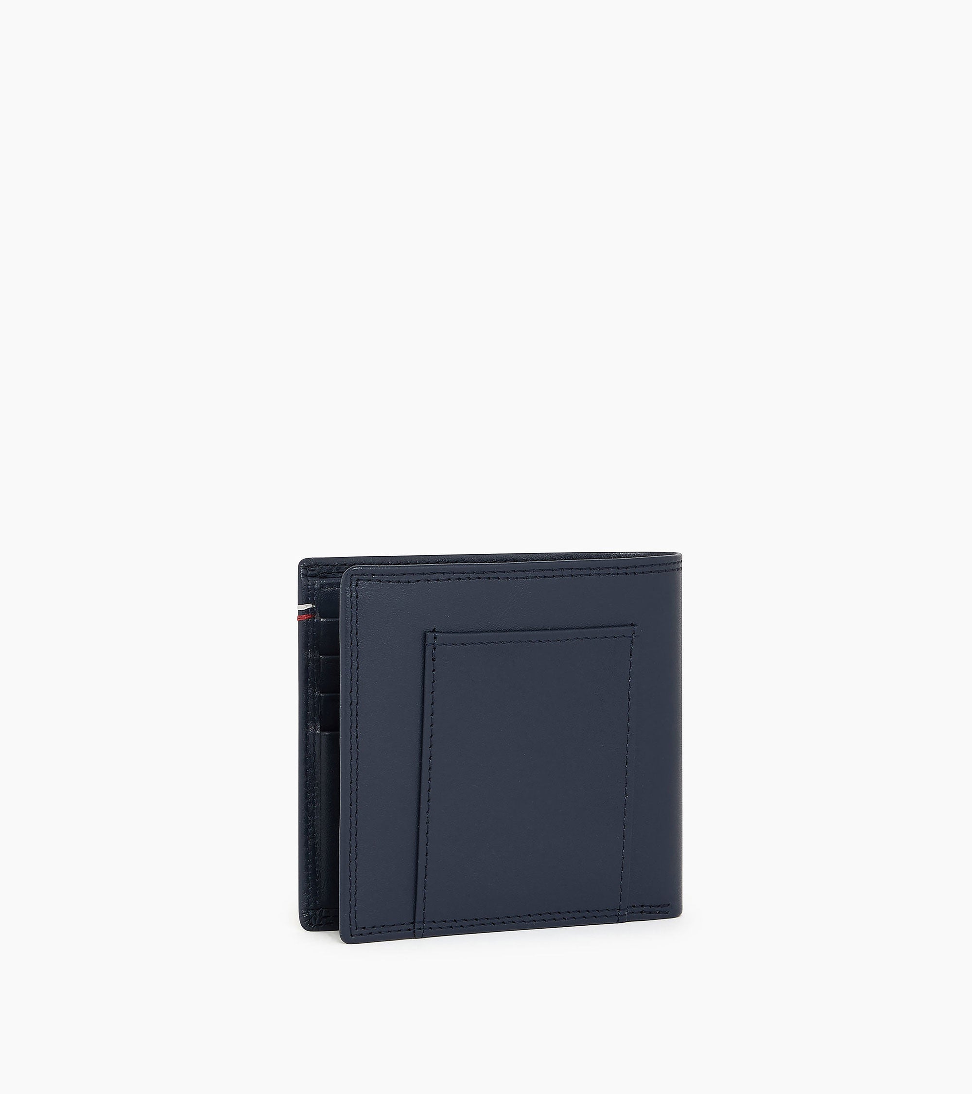 Porte cartes horizontal avec poche billets Martin en cuir lisse