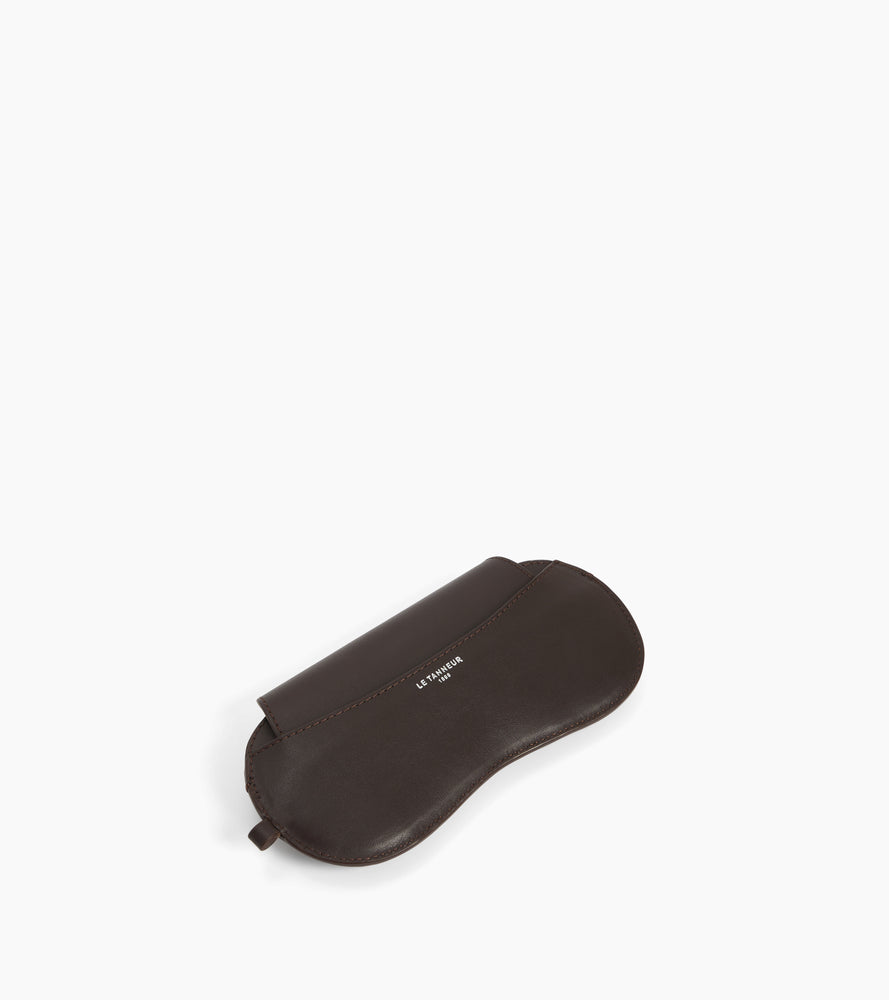 Mademoiselle Agnès charms smooth leather glasses case