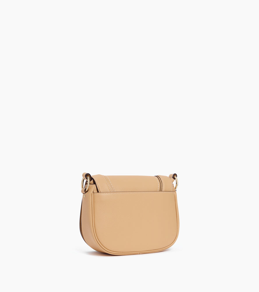 Ella medium crossbody bag in grained leather