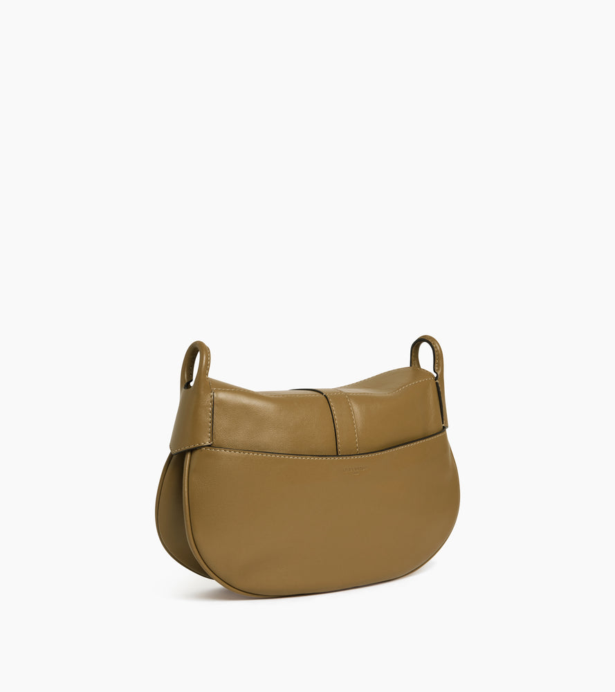 Petit sac bandoulière Pia en cuir lisse