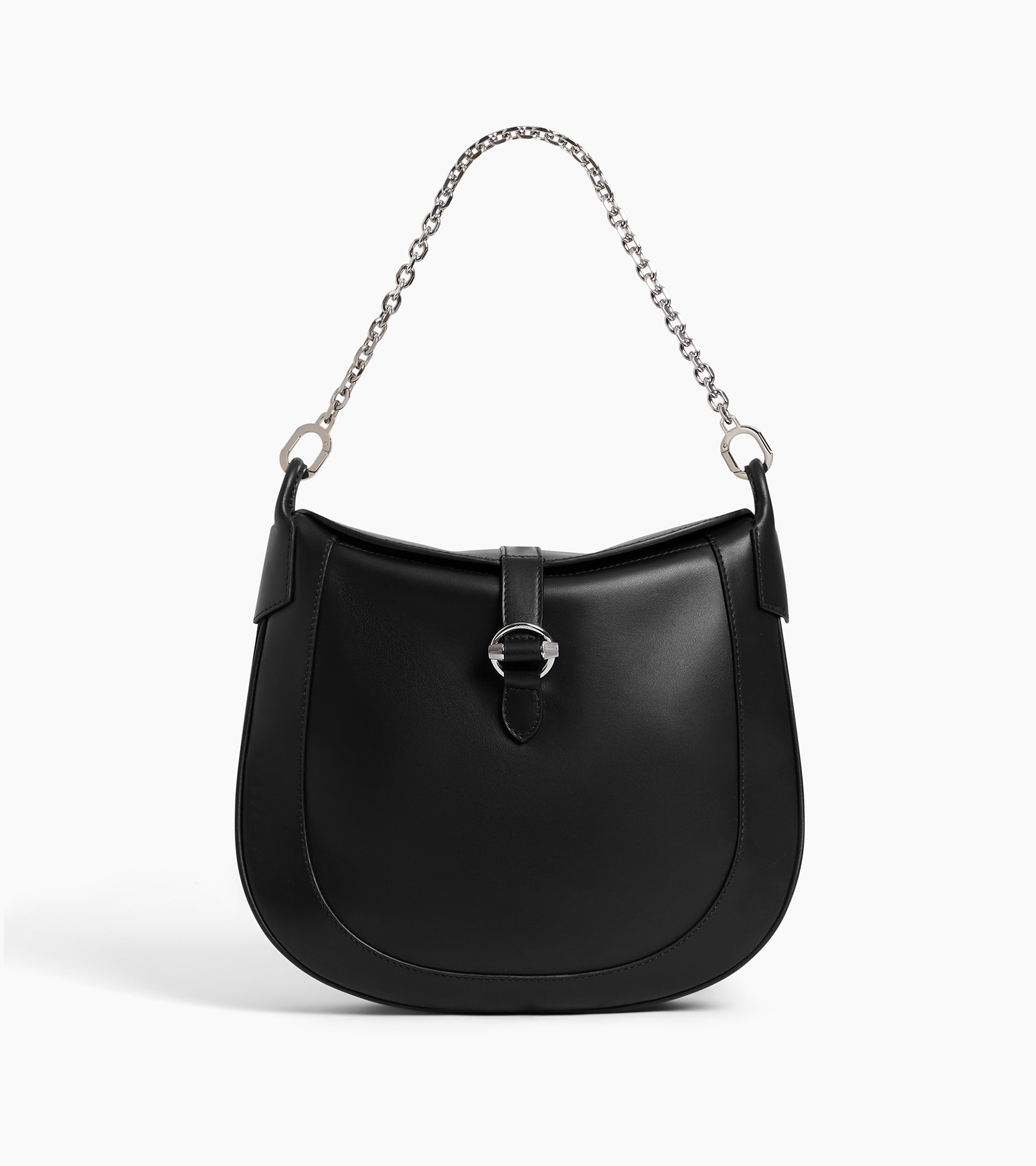 Pia large shoulder bag in smooth leather